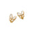 Butterfly Pearl 18K Stud Earrings - Jera Paris Jewelry