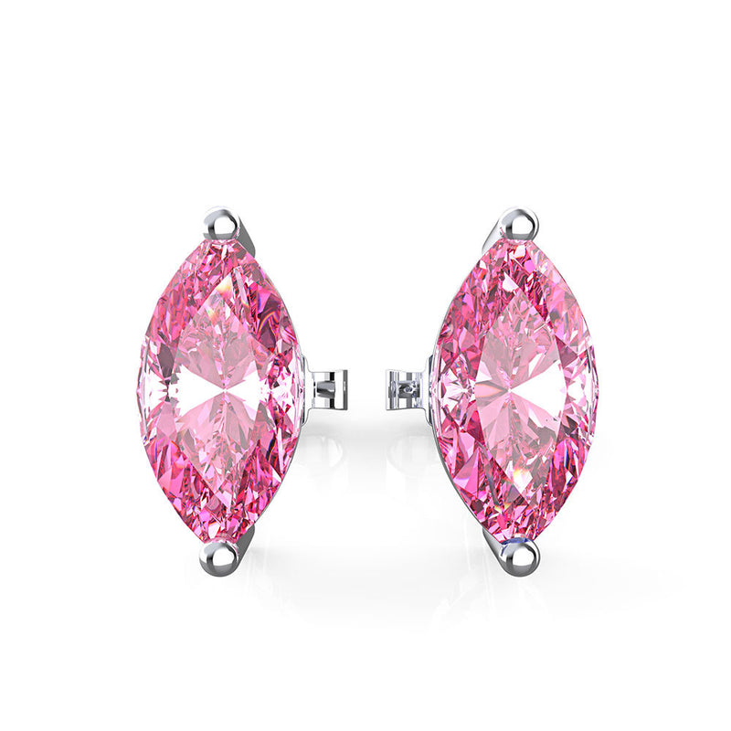 Marquise Multi Color Stud Earrings - Jera Paris Jewelry