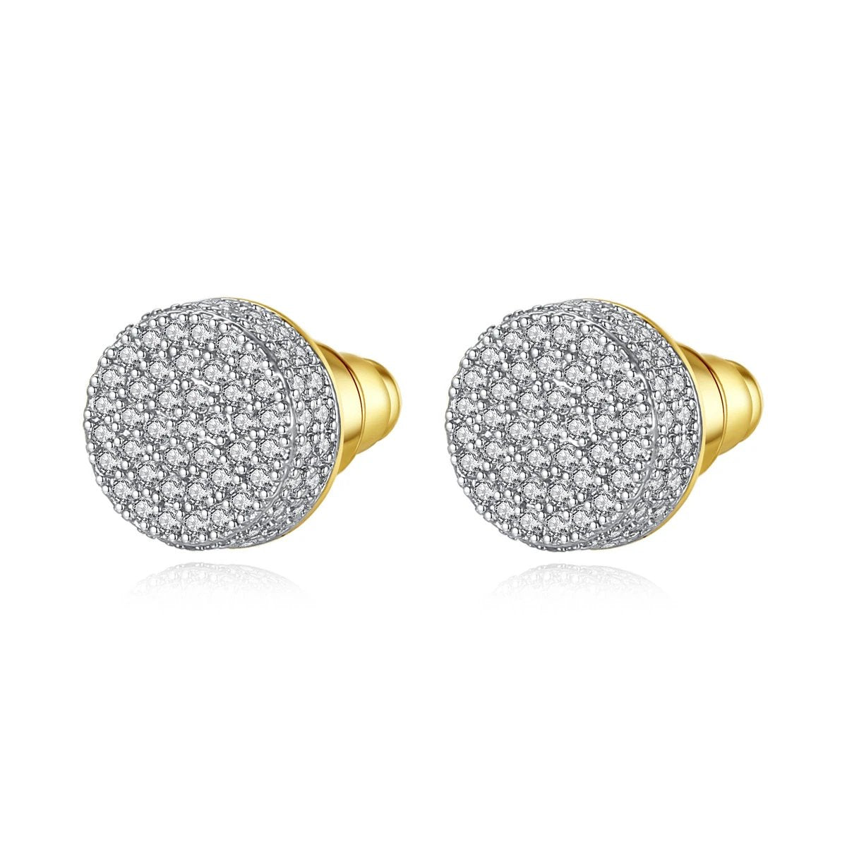 Moi Pave Platinum Style Earrings - Jera Paris Jewelry