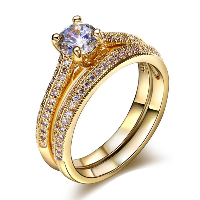 Joelle 18K Gold Plated Rings Set - Jera Paris Jewelry