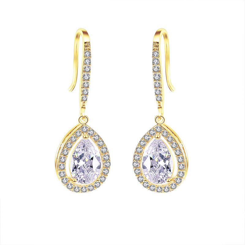 Rose Golden Elegance Earrings - Jera Paris Jewelry
